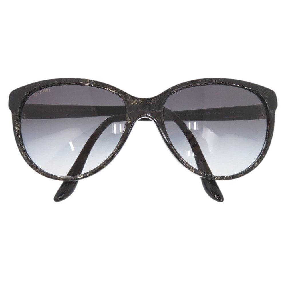 美品 グラデーションレンズ 8166-B-F サングラス プラスチック/ラインストーン ブラック 0613【中古】 レディース