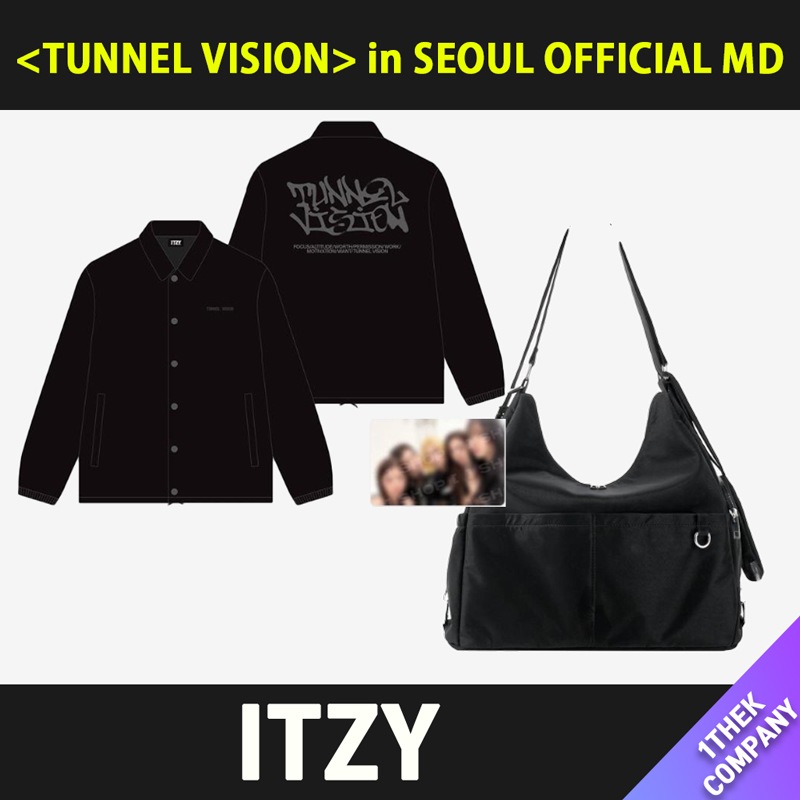 【購入金額特典】（JACKET / 2WAY BAG）ITZY 3RD WORLD TOUR [TUNNEL VISION] in SEOUL OFFICIAL MD