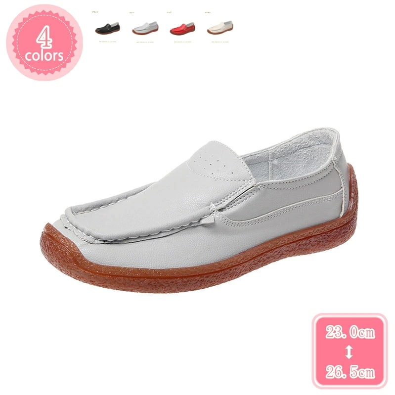 500円OFFクーポン ドライビングシューズ レディース 黒 白 赤 25cm おしゃれ モカシン カジュアル 通勤 通学 オフィス用 ローファー 婦人靴 痛くない かわいい ゆったり YJSO