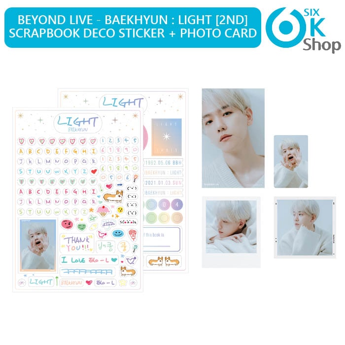 BAEKHYUN DECO STICKER.ETC. 送料無料公式グッズ