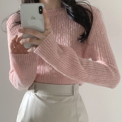 トップス デート カットソー ニットソー セーター 袖あり 長袖 かわいい 大人可愛い きれいめ シンプル カジュアル 大人 上品 おしゃれ お洒落 主役級 存在感 春 秋 冬 10代 20代 30代