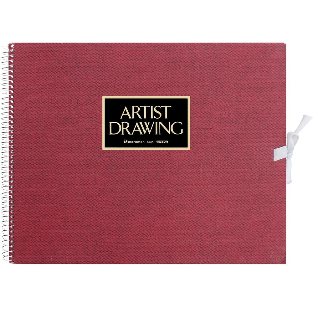 （まとめ買い）スケッチブック アーチストメダリオン F3 特厚口 20枚 レッド S53A-01 [x5]