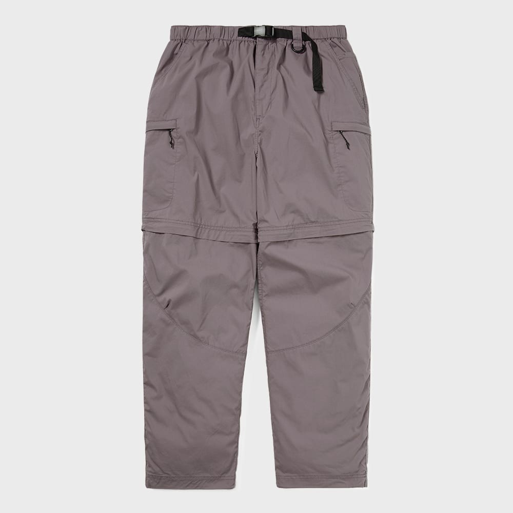 ディス・イズ・ネヴァー・ザット・コンバーチブルハイキングパンツパープルグレー