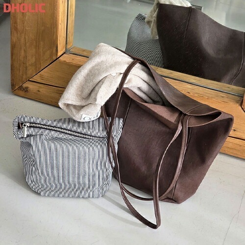 ポーチ付カウレザートートバッグ・1941798