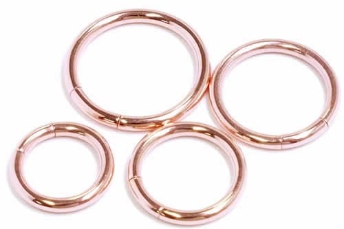 ピンクゴールドセグメントリング 12ゲージ 12G 12g ボディピアス サージカルステンレス316L メンズ レディース 女子人気 ピンクゴールド スムーズセグメント pbcscxxxxxxxx