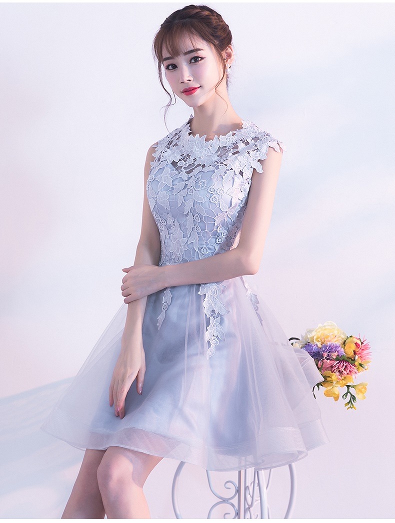 ウェディング風パーティーカクテルドレス