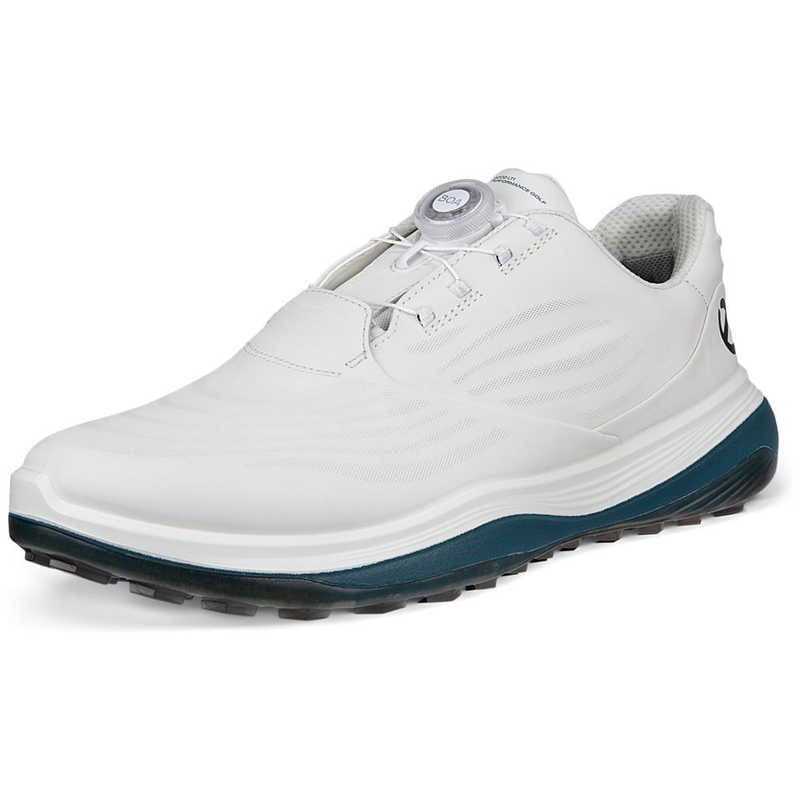 エコー　M LT1 BOA WHITE/PETROL ECCO ホワイトグリーン　EG132274