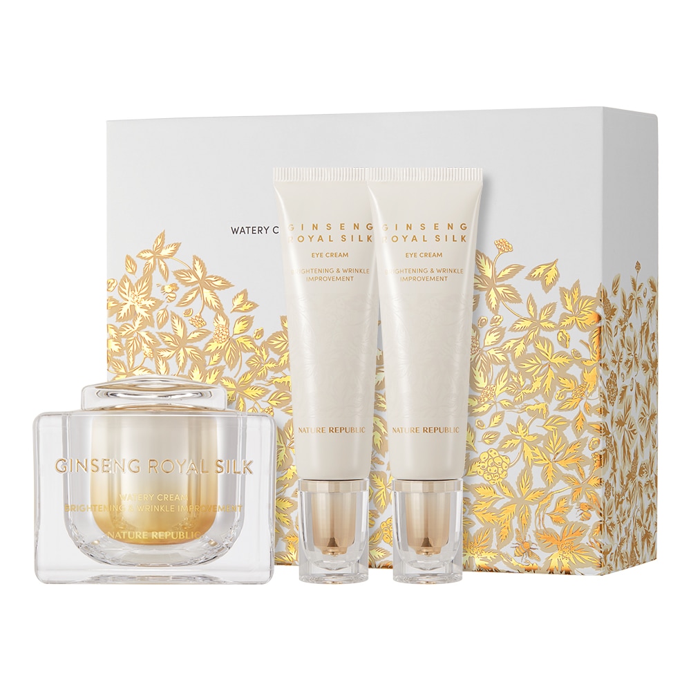 ジンセンロイヤルシルクウォーターリークリーム with アイクリーム企画セット（美白・シワ改善） Watery Cream 60ml + Eye Cream 30ml*2ea :: アイクリーム /