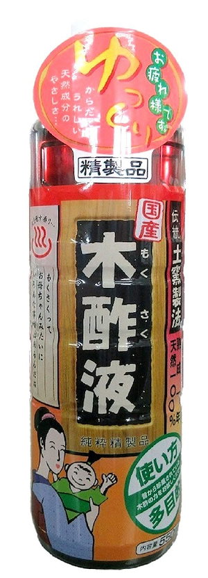 【まとめ買い】純粋木酢液　５５０ＭＬ 容量５５０ＭＬ×24点セット 日本漢方研究所 入浴剤