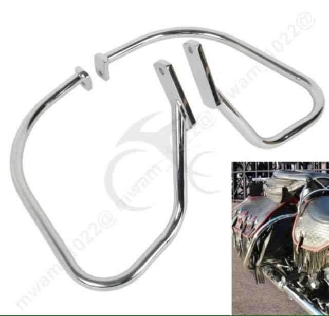 サドルバッグガード クローム ソフテイル ヘリテイジ　スプリンガー ハーレー Softail FLS
