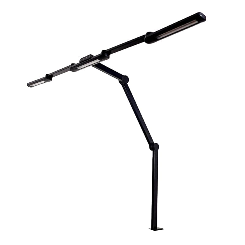 即納：THANKO 面で照らす可変式3面デスクライト CTVLLNCBK