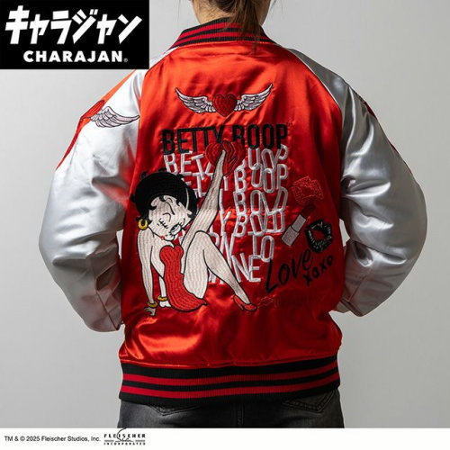 丸眞(マルシン) スカジャン(L) ベティーブープ クールスタイルベティー　男女兼用 キャラクター キャラジャン CHARAJAN 　3485003900