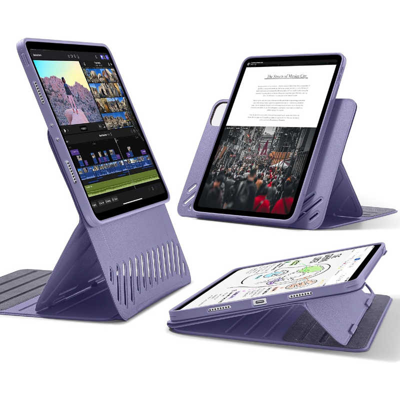 ESR　11インチiPad Pro(M4)用 Shiftマグネットケース Purple　ESRShiftMagneticiPadPro11M4 8,703円