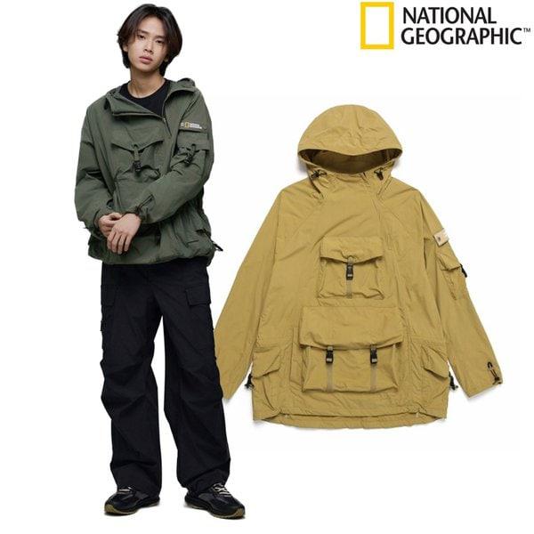 [始興店] N243UFT070 男女共用 NRN バキタ ポケット フード アノラック1