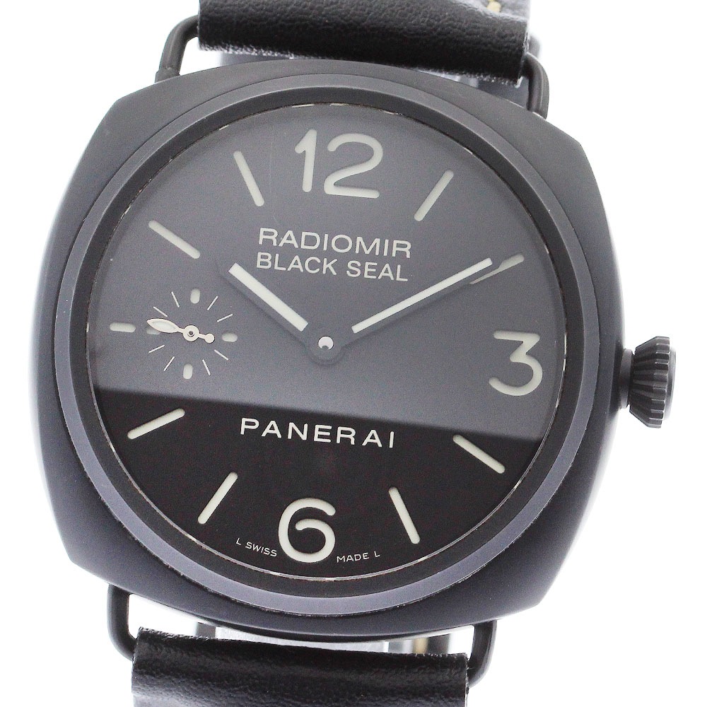 パネライ PANERAI PAM00292 ラジオミール ブラックシール スモールセコンド 手巻き メンズ 良品 保証書付き_879196【中古】