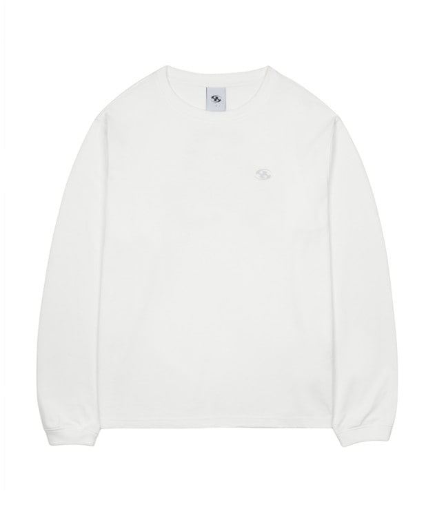 【SANSANGEAR】 25FW LOGO LONG SLEEVES : WHITE