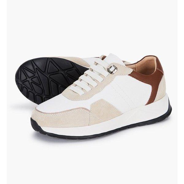 女性カジュアルカラーコンビスニーカー 522351 AM ブラウン