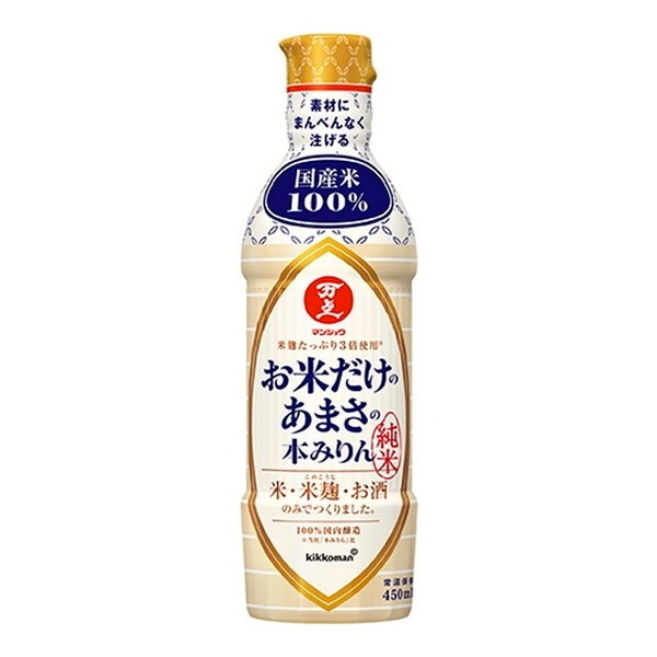 キッコーマン 味醂 万上 お米だけのあまさの本みりん 450ml×12 メーカー直送