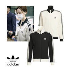 aespa着用 ADICOLOR CLASSIC TRACK TOP WAFFLE JW0109 JW0110 ウィンター ストレイキッズ 韓国アイドル 私物 エンハイフン ジャージ レディース