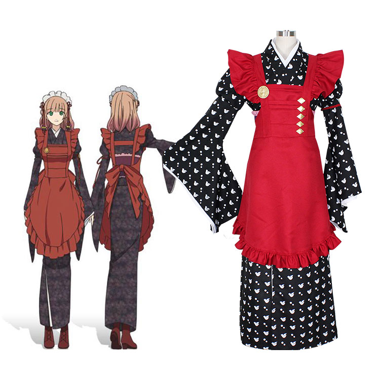 AMNESIA(アムネシア) 主人公 和服メイド服 コスプレ衣装