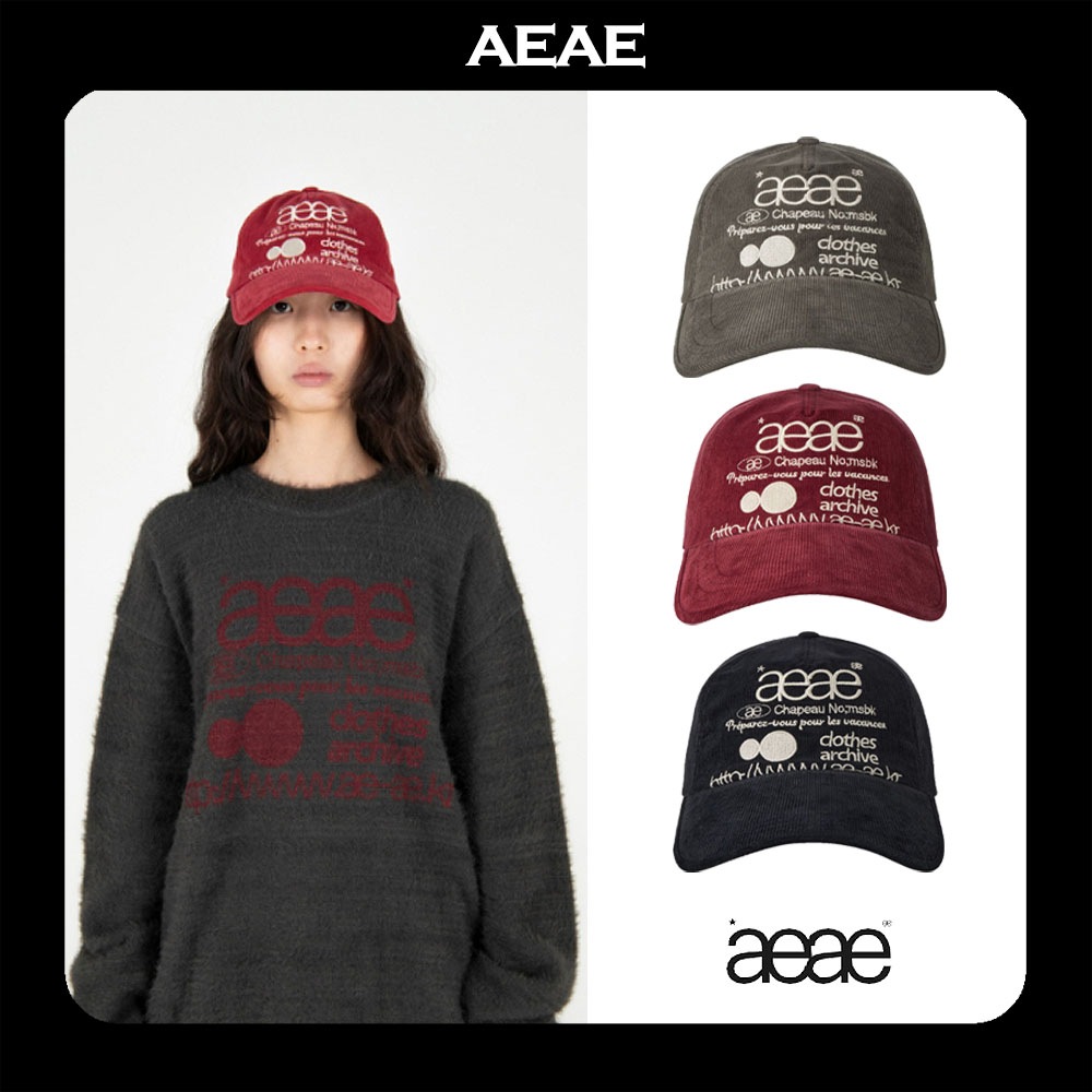 WEB LOGO CORDUROY CAP