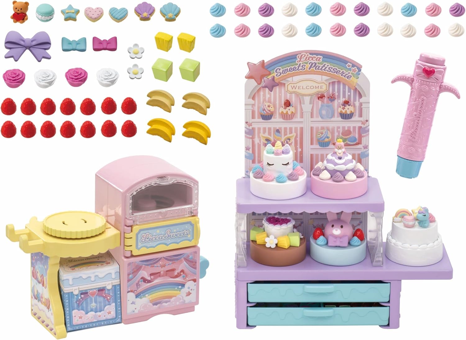 タカラトミー プラスチック リカちゃん ゆめdeco パティシエ ポンポンホイップ 着せ替え おままごと おもちゃ 3歳以上