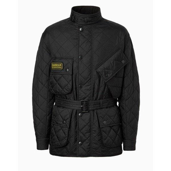 26SS メンズ ブラック B.Intl Mens International キルティングジャケット (URJA6E108BK)