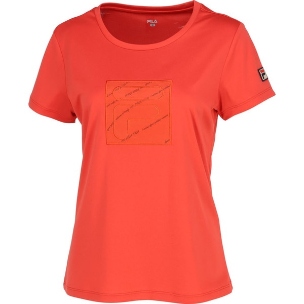 FILA フィラ アップリケTシャツ テニス Tシャツ VL2685-22 半袖 レディース
