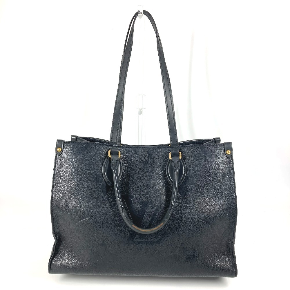 トートバッグ M45595 オンザゴーMM モノグラムアンプラント 2WAYバッグ カバン ハンドバッグ ショルダーバッグ 肩掛け モノグラムアンプラントレザー ノワール ブラック