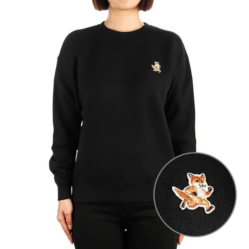 レディース スピーディフォックス スウェットシャツ (MW00309KM0307 BLACK) 24FW