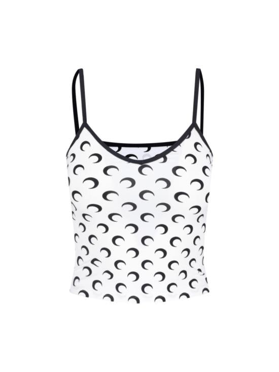 MARINE SERRE Women Tops WTO508A CJER0001WH00 White