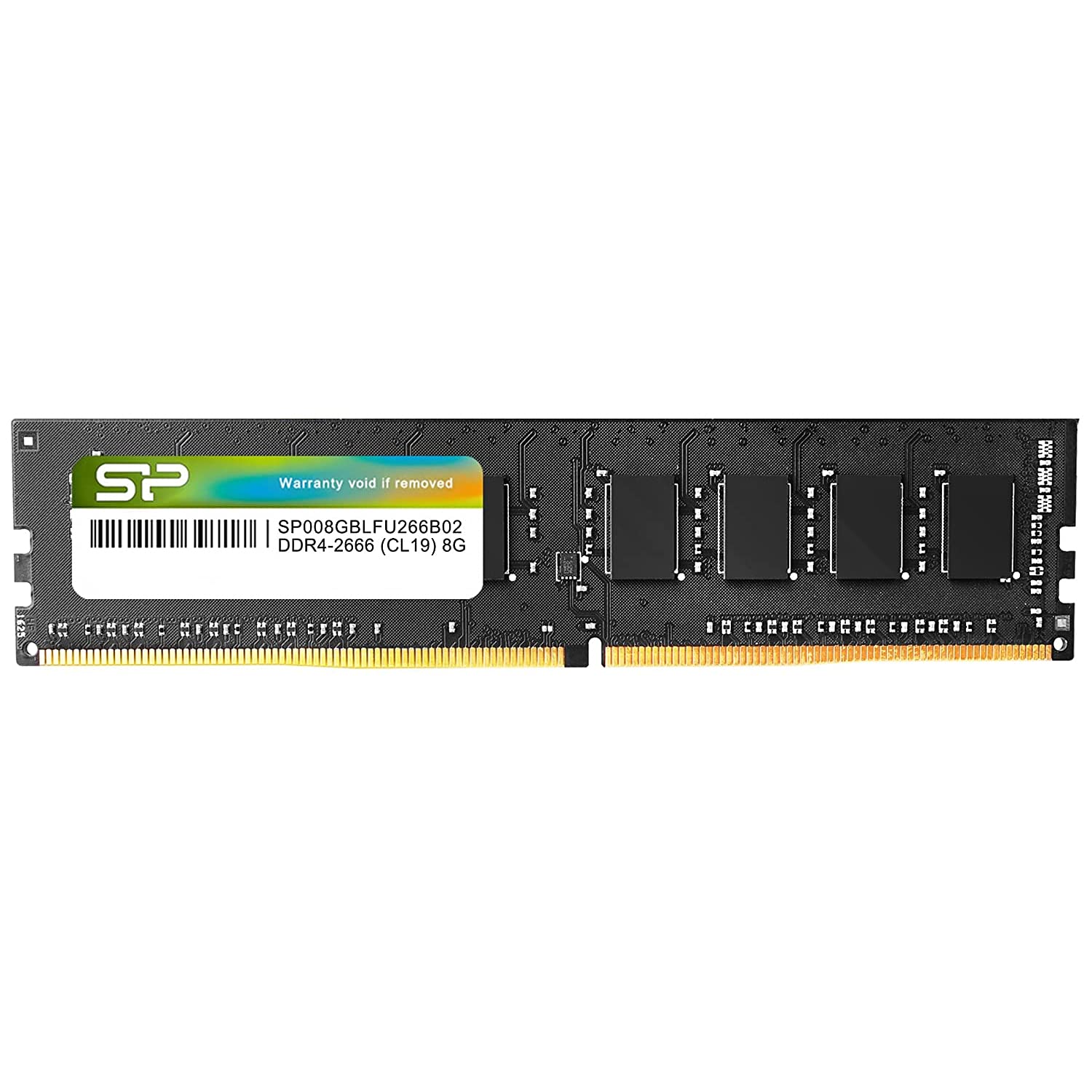 シリコンパワー デスクトップPC用メモリ DDR4-2666(PC4-21300) 8GB1枚 288Pin 1.2V CL19 SP008GBLFU266B02