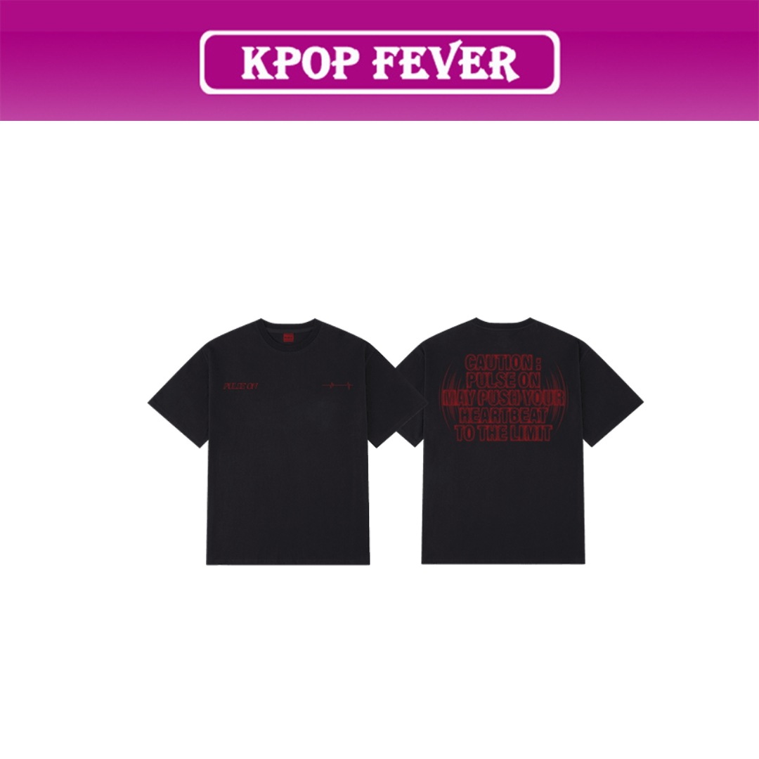 [online特典] TREASURE [PULSE ON] TOUR MD / T-SHIRT_BLACK