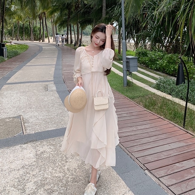 セット売り キャミソールワンピース カーディガン ホワイト ワンピース スリム 細身 ストレート 6,955円