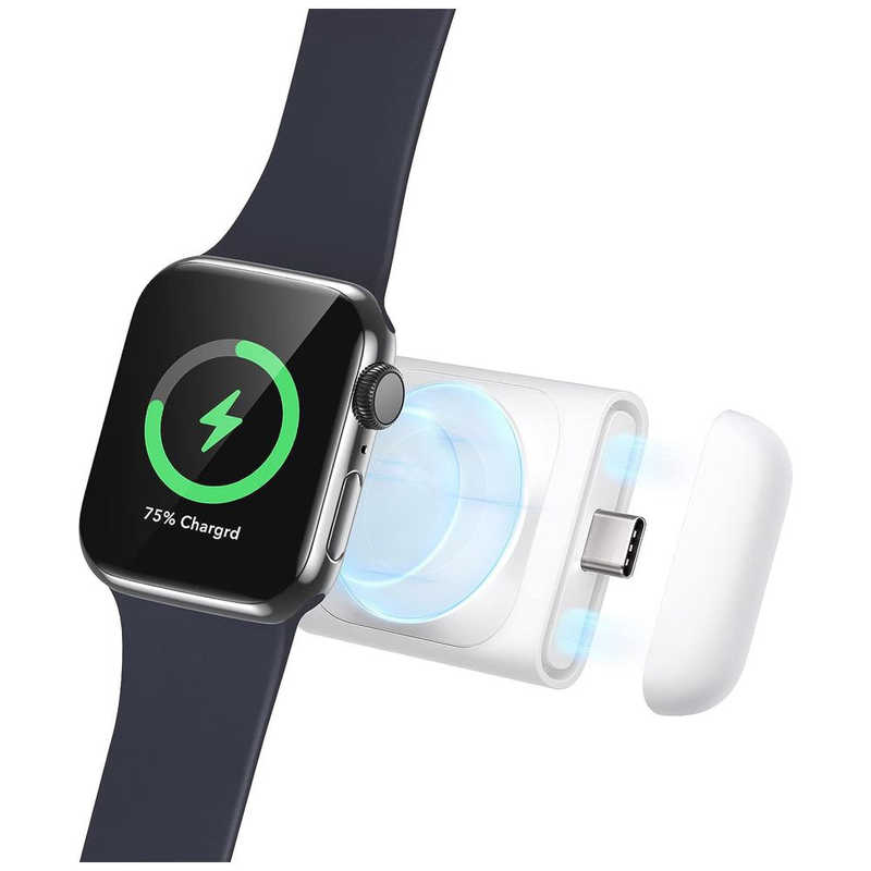 ESR　Apple Watch専用ポータブル充電器 White　ESRPortableChargerforAppleWatch