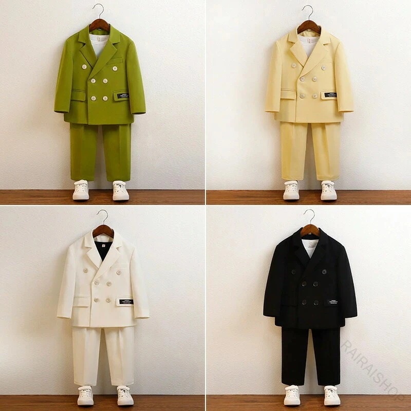 スーツ 男の子 3点 セット フォーマル 上下 ネックレス 付き 子供 服 キッズ 七五三 入園 式