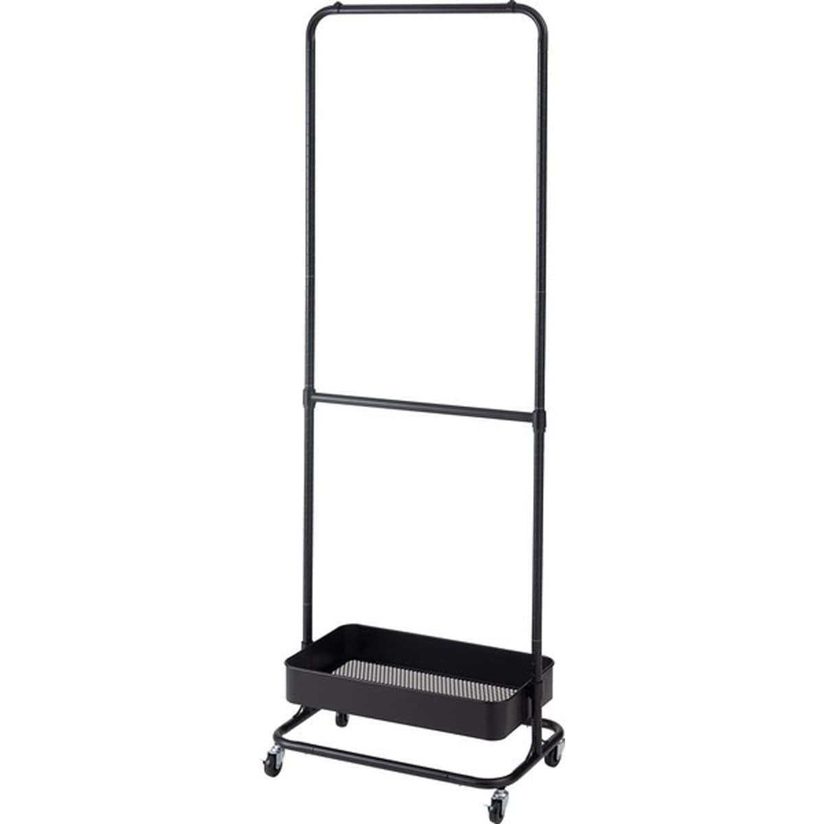 ハンガーラック コートハンガー ワゴン ハンガー コート掛け 衣類収納 収納家具 洋服掛け ポールハンガー スチール キャスター付き ストッパー付き 高さ調整可能 高さ150 高さ175 棚付き シン