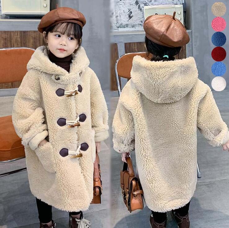 コート 子供 ボアコート ファーコート キッズ 子供服 ロングコート ジュニア アウター 女の子 男の子 可愛い キッズコート ジャケット 厚手コート 冬服 フード付き 通園 通学 無地 暖かい 防寒