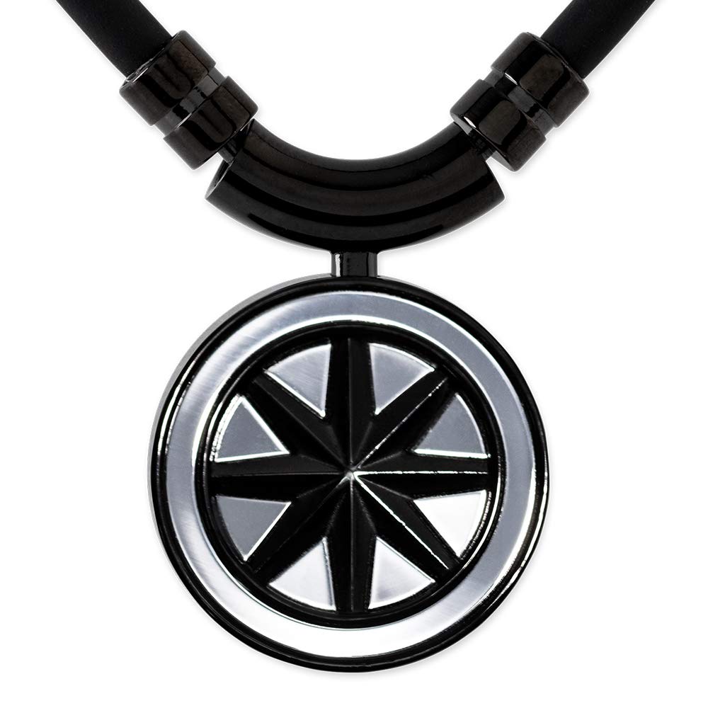 バンデル ヘルスケア 磁気ネックレス アース コスミックエディション healthcare necklace Earth Cosmic Editon 52cm All Black×Silver