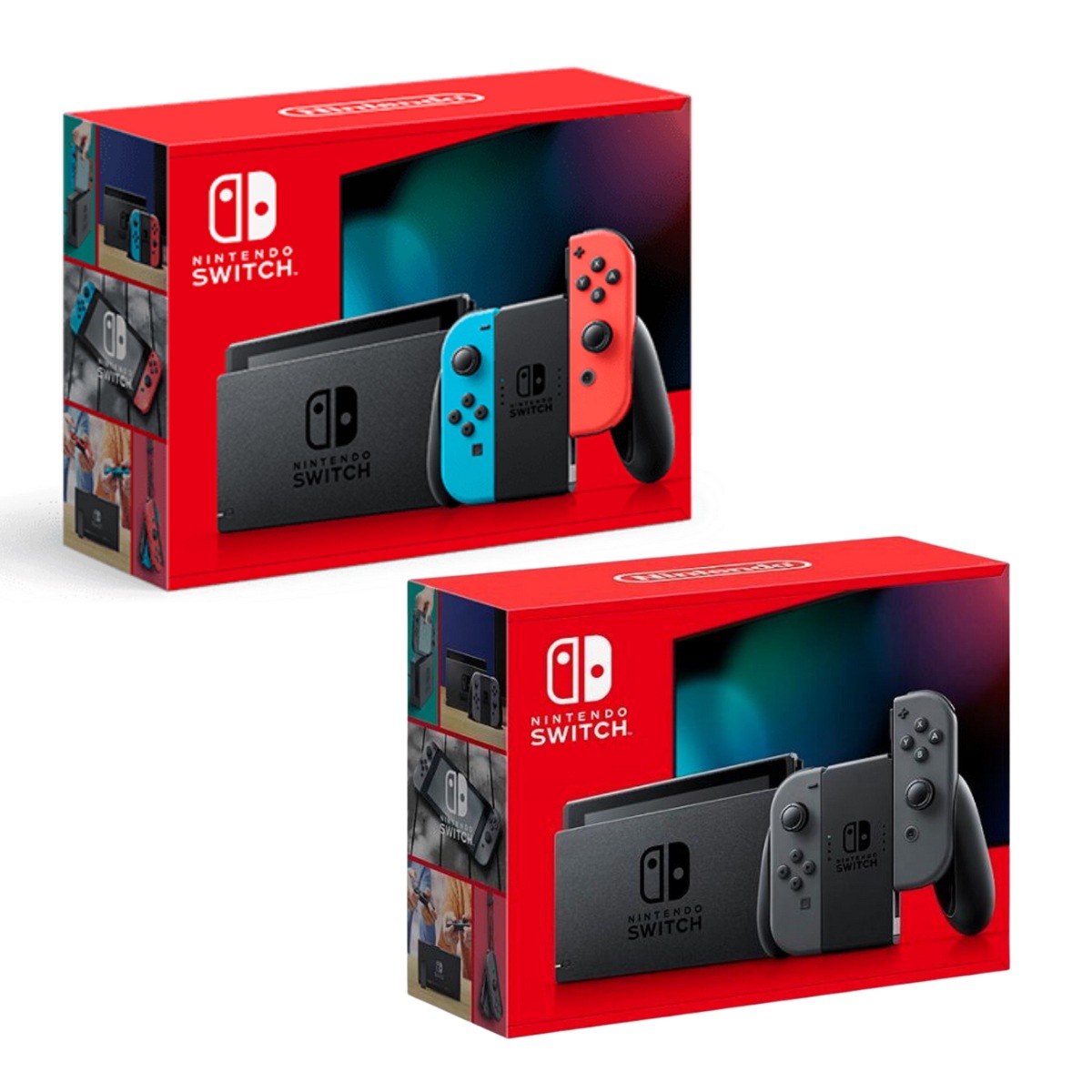 メガ割 スイッチ 本体 ネオンブルー/ネオンレッド グレー 新パッケージ 新品 任天堂