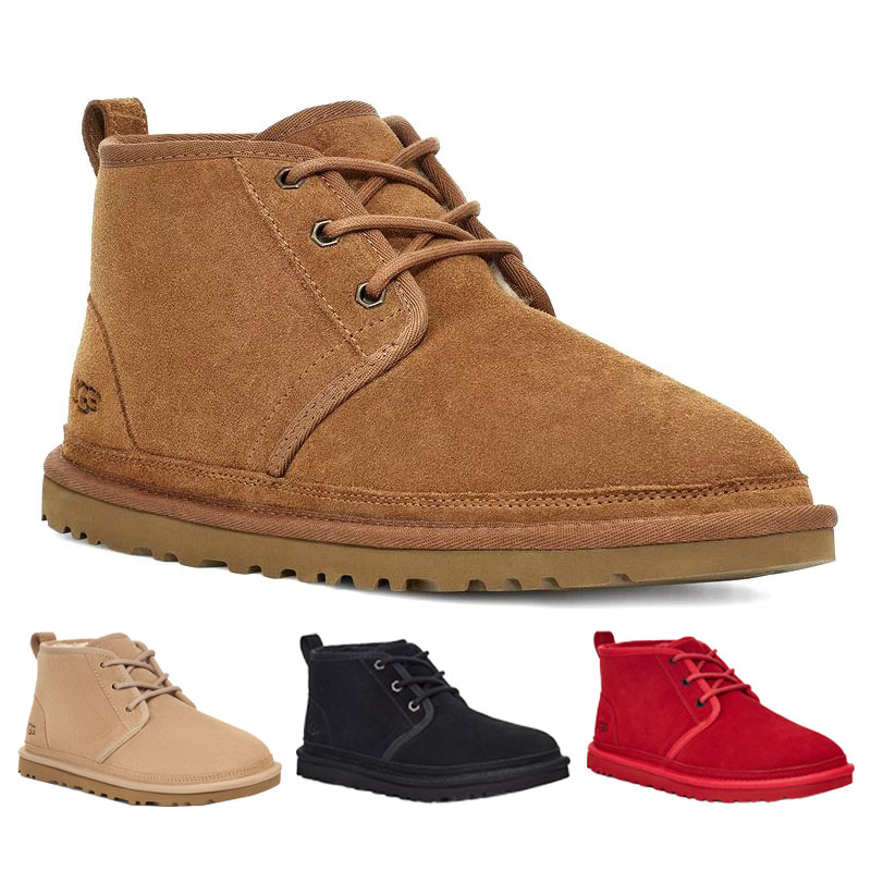 ムートンブーツ ニューメル UGG NEUMEL 3236 1094269 メンズ レディース ブラック 黒 ショートブーツ シープスキン カジュアルシューズ ブランド 靴 チャッカブーツ ボア
