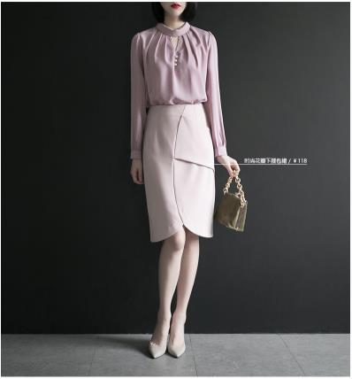 レディース 長袖 シフォンシャツ 大きいサイズ ゆったり オフィスシャツ トップス おしゃれ 通勤 春 2368