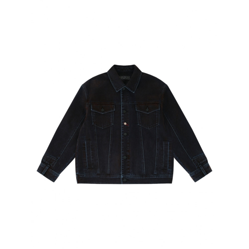 CHOWOO ラストベルベットデニムトランスフォームジャケット