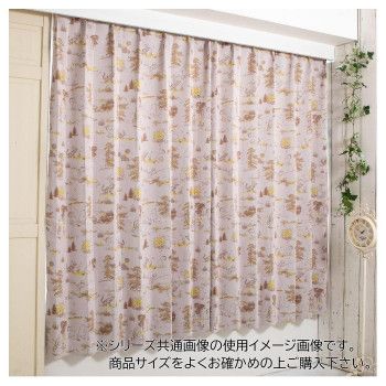 ディズニー クラッシックプー カーテン 2枚組 100x135cm SB-656-D