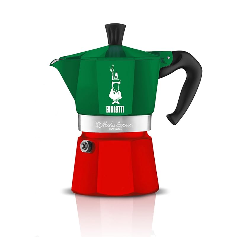 Bialetti (ビアレッティ) モカエキスプレス イタリア 3カップ用 直火式 ( コーヒーメーカー エスプレッソメーカー マキネッタ )