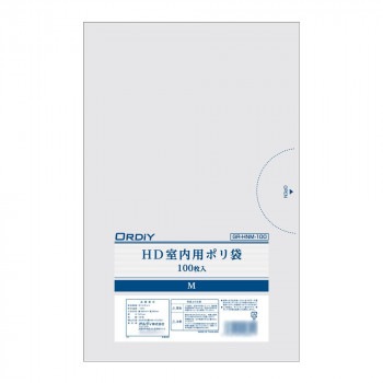 オルディ HD室内用ポリ袋 半透明100P×40冊 Q00190002