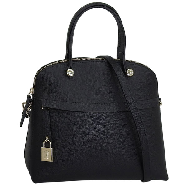 フルラ バッグ レディース 2WAY トートバッグ ショルダーバッグ アウトレット ブラック FURLA CLASSIC-M DOME BAG WB01285BX0306O6000