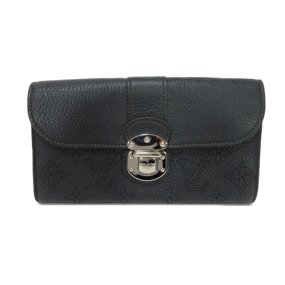 【中古】 長財布 旧型 パーフォレーション パンチング プッシュロック ポルトフォイユ イリス モノグラム マヒナ M58136