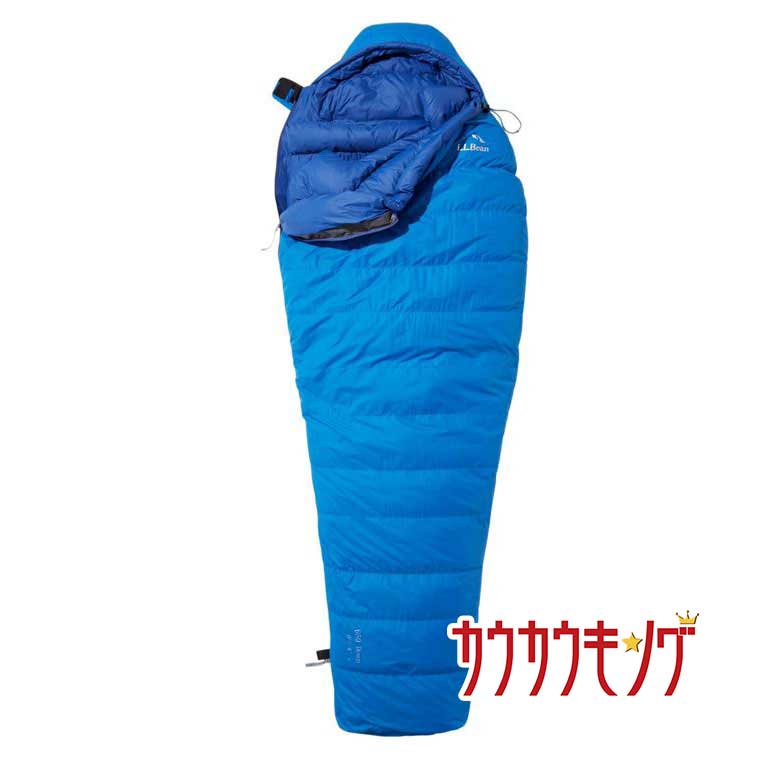 【中古・未使用品】エルエルビーン 650 Down Sleeping Bag 0F ws Mummy ダウン シュラフ L.L.Bean 寝袋 スリーピングバッグ Blue/indigo 登山 16,354円