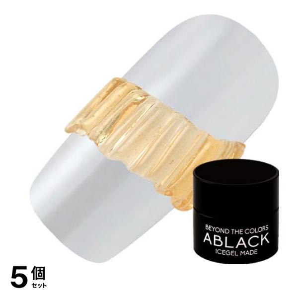 ICEGEL(アイスジェル) A BLACK メーキングジェル S104 クリアアンバー 3g 5個セット 8,525円